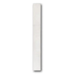 Luna White Polished Bullnose 3x24 Molding Trim Luna White Polished Bullnose 3x24 Molding Trim - American Tile Depot