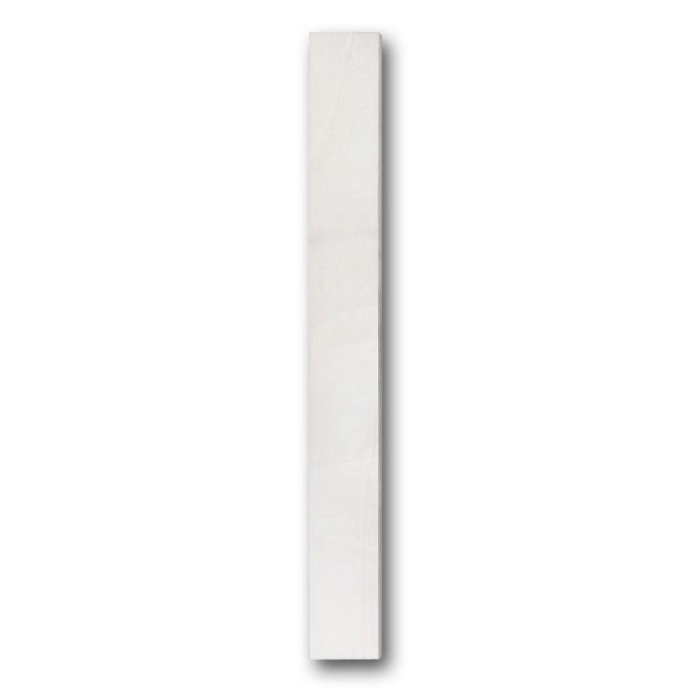Luna White Polished Bullnose 3x24 Molding Trim Luna White Polished Bullnose 3x24 Molding Trim - American Tile Depot