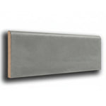 3x10 Faience Taupe Matte Ceramic Bullnose Tile 3x10 Faience Taupe Matte Ceramic Bullnose Tile - American Tile Depot