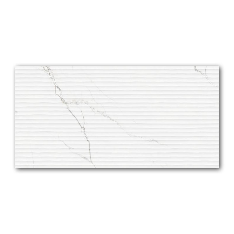 12x24 Majestic Flow White Suite Matte Ceramic Wall Tile - American Tile Depot