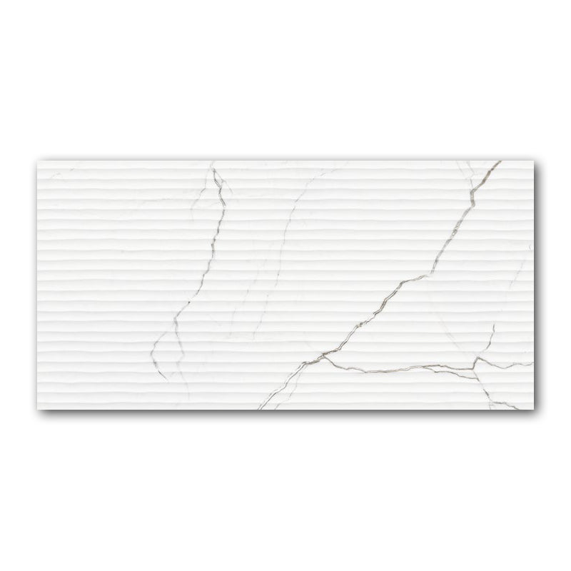 12x24 Majestic Flow White Suite Matte Ceramic Wall Tile - American Tile Depot