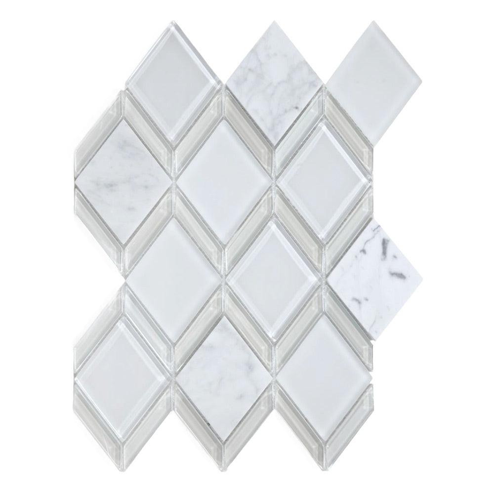 Marblee Square Glass Mosaic Wall Tile Marblee Square Glass Mosaic Wall Tile - American Tile Depot