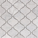 Mineralis Carrara Marble Polished Lantern Stone & Glass Mosaic Tile Mineralis Carrara Marble Polished Lantern Stone & Glass Mosaic Tile - American Tile Depot
