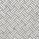 Mineralis Crossed Polished Basketweave Stone & Glass Mosaic Tile Mineralis Crossed Polished Basketweave Stone & Glass Mosaic Tile - American Tile Depot