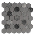 Gray Granite Hexagon Polished & Matte