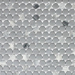 Mineralis Gray Granite Polished & Matte Penny Stone & Glass Mosaic Tile Mineralis Gray Granite Polished & Matte Penny Stone & Glass Mosaic Tile - American Tile Depot