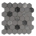 Gray Granite Hexagon Polished & Matte