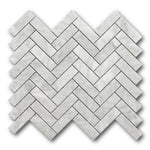 Mineralis Herringbone Polished Stone & Glass Mosaic Tile Mineralis Herringbone Polished Stone & Glass Mosaic Tile - American Tile Depot