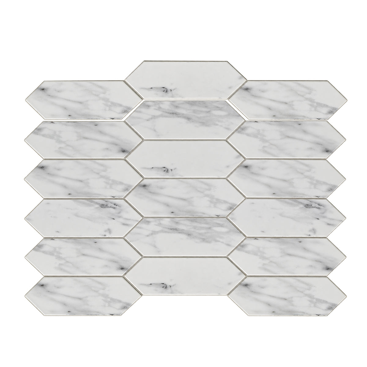 Mineralis Marble Picket Marble Mosaic Tile - American Tile Depot