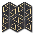 Black & Gold Geometric Polished