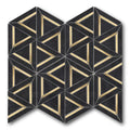 Black & Gold Geometric Polished