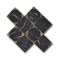 Black & Gold Square Polished
