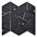 Black & Gold Triangle Polished