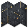 Black & Gold Triangle Polished