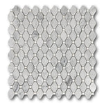 Mineralis Small Rhombus Polished Stone & Glass Mosaic Tile Mineralis Small Rhombus Polished Stone & Glass Mosaic Tile - American Tile Depot