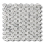 Mineralis Small Rhombus Polished Stone & Glass Mosaic Tile Mineralis Small Rhombus Polished Stone & Glass Mosaic Tile - American Tile Depot