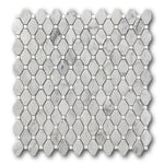 Mineralis Small Rhombus Polished Stone & Glass Mosaic Tile Mineralis Small Rhombus Polished Stone & Glass Mosaic Tile - American Tile Depot