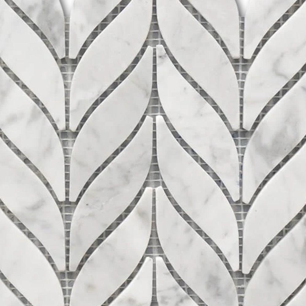 Mineralis Spike Polished Stone & Glass Mosaic Tile Mineralis Spike Polished Stone & Glass Mosaic Tile - American Tile Depot