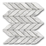 Mineralis Spike Polished Stone & Glass Mosaic Tile Mineralis Spike Polished Stone & Glass Mosaic Tile - American Tile Depot