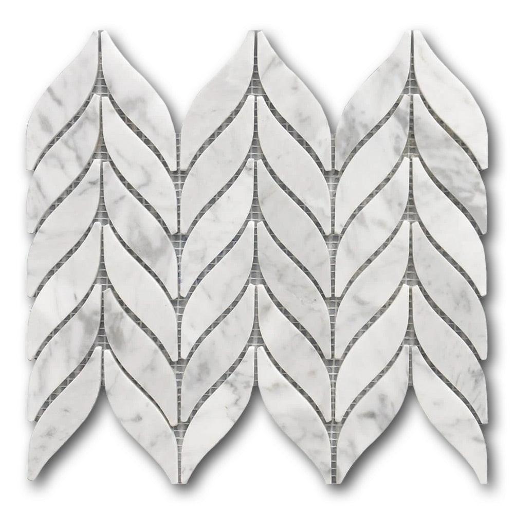 Mineralis Spike Polished Stone & Glass Mosaic Tile Mineralis Spike Polished Stone & Glass Mosaic Tile - American Tile Depot