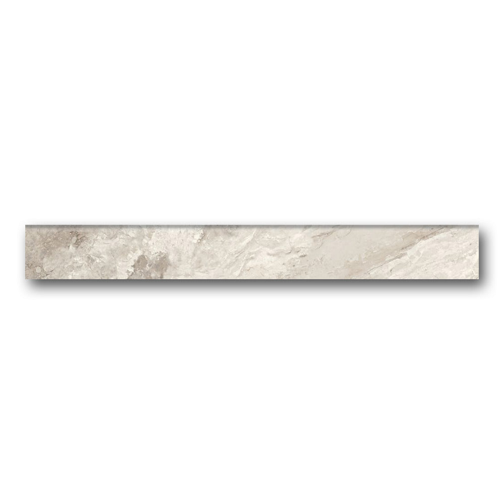 Mirage Beige Matte Bullnose 3x24 Molding Trim