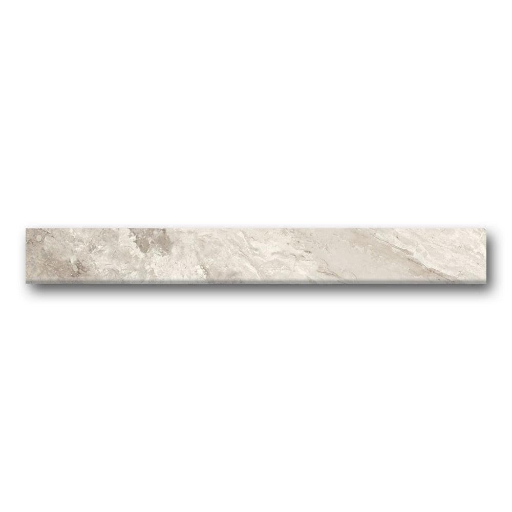 Mirage Beige Polished Bullnose 3x24 Molding Trim Mirage Beige Polished Bullnose 3x24 Molding Trim - American Tile Depot