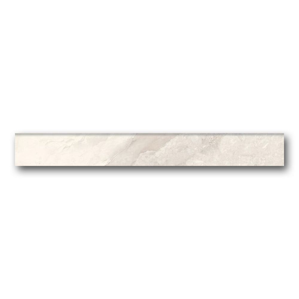 Mirage Ivory Matte Bullnose 3x24 Molding Trim