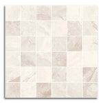 Mirage Ivory Matte Square Porcelain Mosaic Tile Mirage Ivory Matte Square Porcelain Mosaic Tile - American Tile Depot