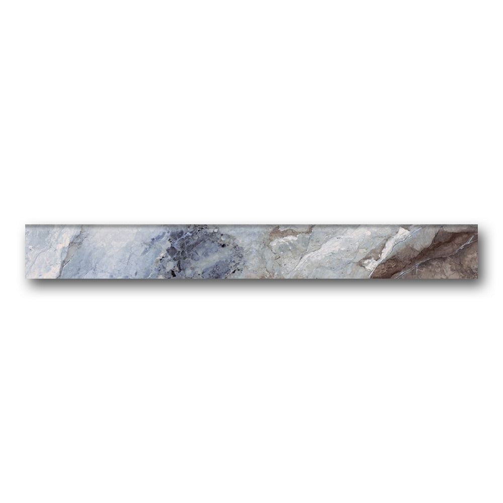 Mirage Ocean Matte Bullnose 3x24 Molding Trim