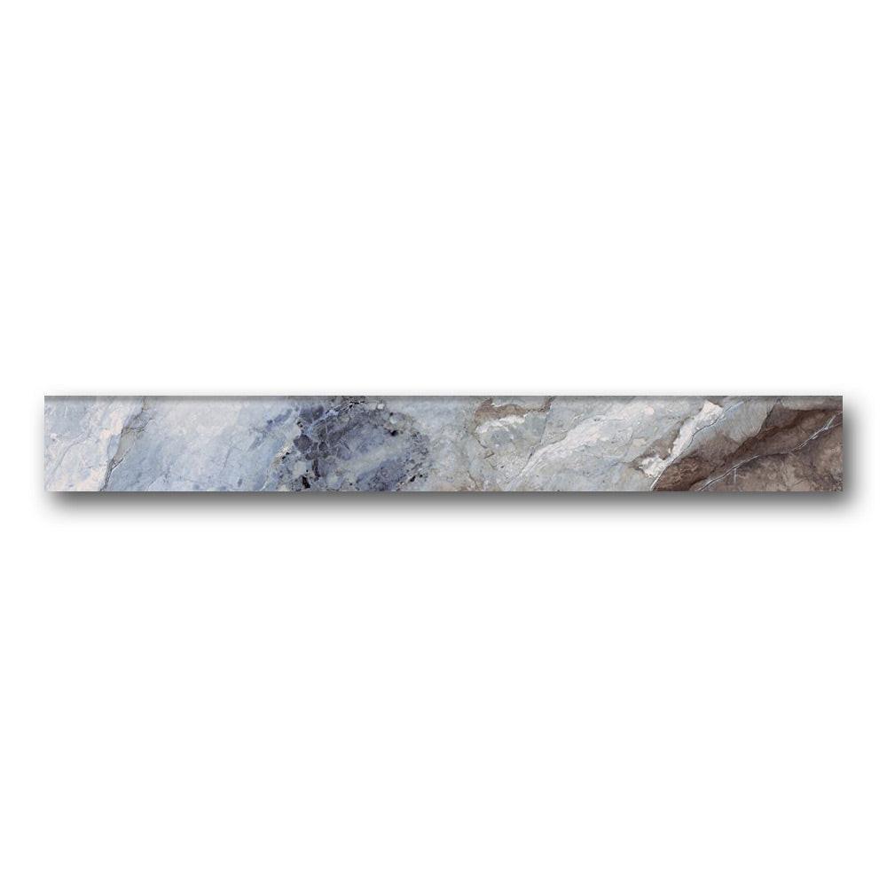 Mirage Ocean Matte Bullnose 3x24 Molding Trim Mirage Ocean Matte Bullnose 3x24 Molding Trim - American Tile Depot