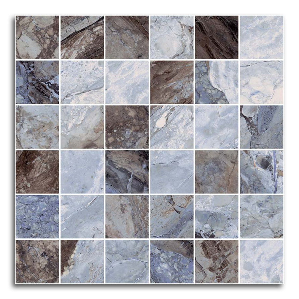 Mirage Ocean Matte Square Porcelain Mosaic Tile