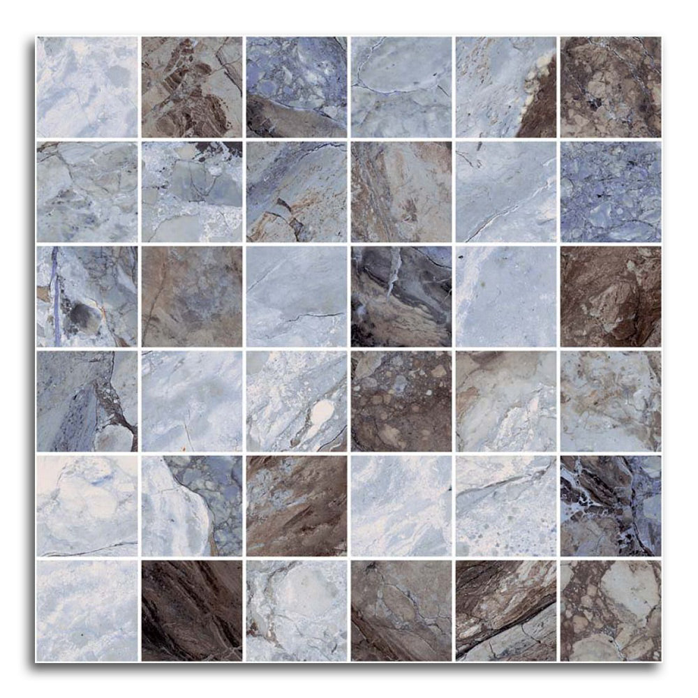 Mirage Ocean Matte Square Porcelain Mosaic Tile