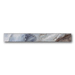 Mirage Ocean Polished Bullnose 3x24 Molding Trim Mirage Ocean Polished Bullnose 3x24 Molding Trim - American Tile Depot