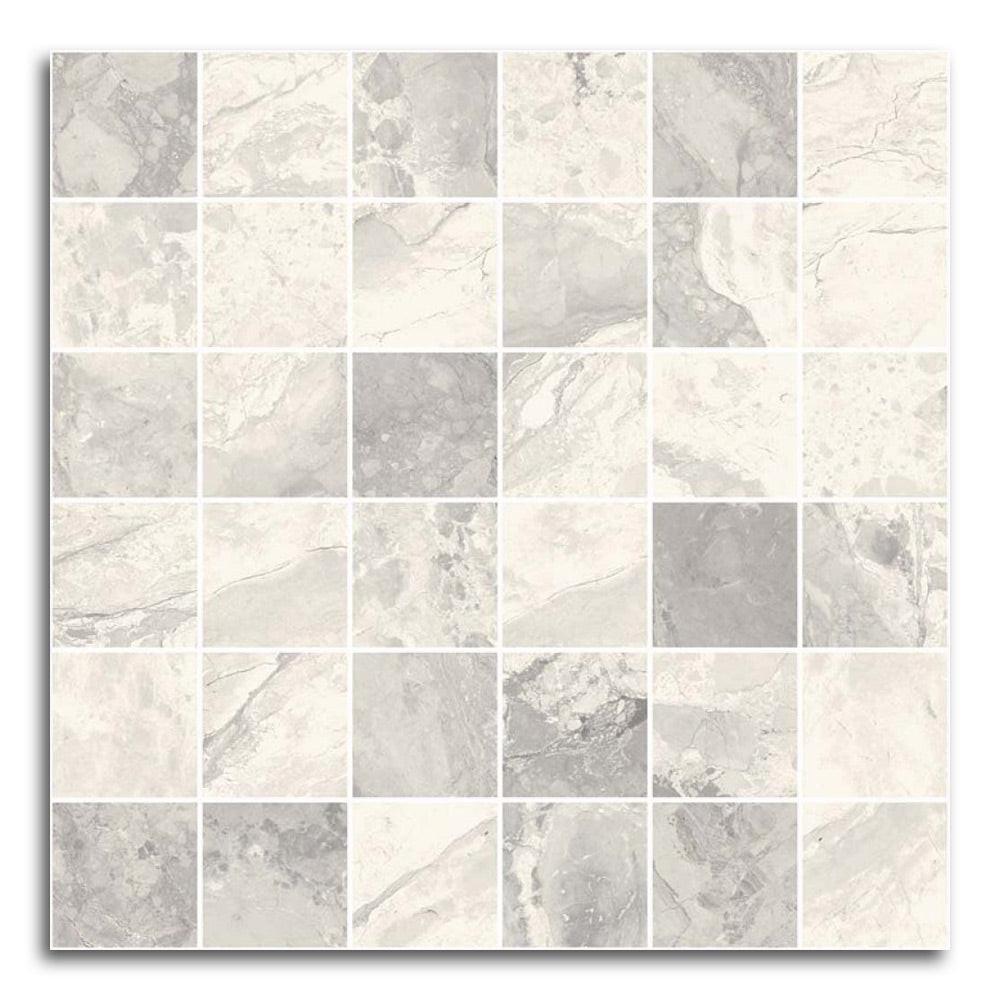 Mirage Pearl Matte Square Porcelain Mosaic Tile Mirage Pearl Matte Square Porcelain Mosaic Tile - American Tile Depot