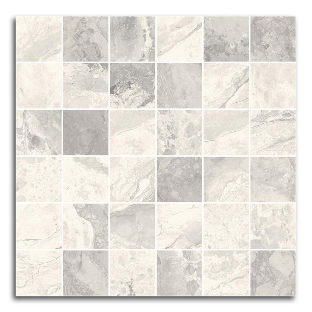 Mirage Pearl Matte Square Porcelain Mosaic Tile Mirage Pearl Matte Square Porcelain Mosaic Tile - American Tile Depot
