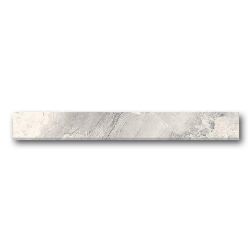 Mirage Pearl Polished Bullnose 3x24 Molding Trim Mirage Pearl Polished Bullnose 3x24 Molding Trim - American Tile Depot
