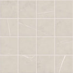 Montera Silver Matte Square Porcelain Mosaic Tile Montera Silver Matte Square Porcelain Mosaic Tile - American Tile Depot