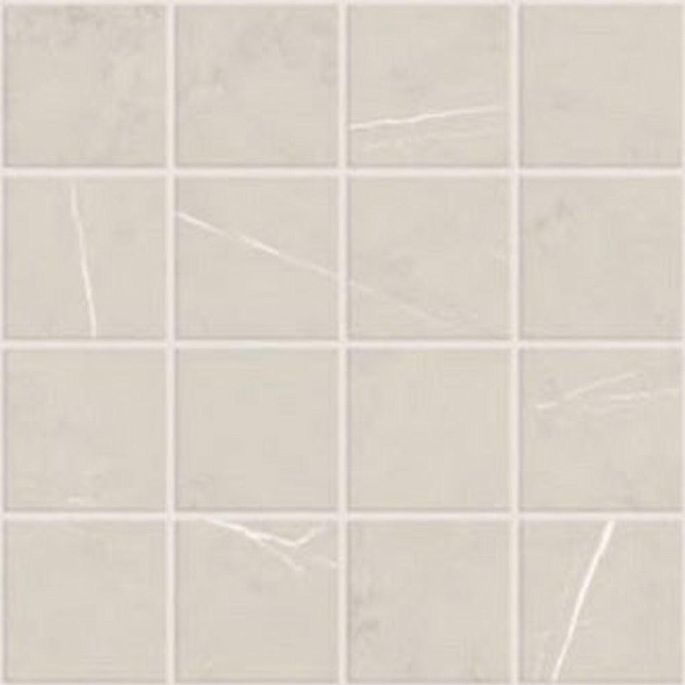 Montera Silver Matte Square Porcelain Mosaic Tile Montera Silver Matte Square Porcelain Mosaic Tile - American Tile Depot