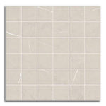 Montera Silver Matte Square Porcelain Mosaic Tile Montera Silver Matte Square Porcelain Mosaic Tile - American Tile Depot