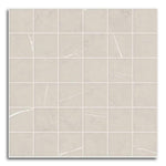 Montera Silver Matte Square Porcelain Mosaic Tile Montera Silver Matte Square Porcelain Mosaic Tile - American Tile Depot