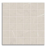 Montera Silver Matte Square Porcelain Mosaic Tile Montera Silver Matte Square Porcelain Mosaic Tile - American Tile Depot