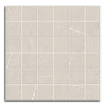 Montera Silver Matte Square Porcelain Mosaic Tile Montera Silver Matte Square Porcelain Mosaic Tile - American Tile Depot