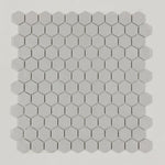 Nature Glass Smooth Grey 1" Hexagon Glass Mosaic Tile | FINAL SALE Nature Glass Smooth Grey 1" Hexagon Glass Mosaic Tile | FINAL SALE - American Tile Depot