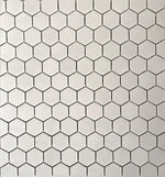 Nature Glass Smooth Grey 1" Hexagon Glass Mosaic Tile | FINAL SALE Nature Glass Smooth Grey 1" Hexagon Glass Mosaic Tile | FINAL SALE - American Tile Depot