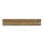 Noce Exotic Travertine (Vein-Cut) Polished & Unfilled Milano (Crown / Mercer) Molding Trim - American Tile Depot