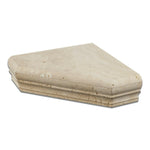 Noce Exotic Travertine Hand-Made Custom Shower Corner Shelf - Honed Noce Exotic Travertine Hand-Made Custom Shower Corner Shelf - Honed - American Tile Depot