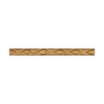 Noce Travertine Honed 1x12 Diamond Rope Liner Noce Travertine Honed 1x12 Diamond Rope Liner - American Tile Depot