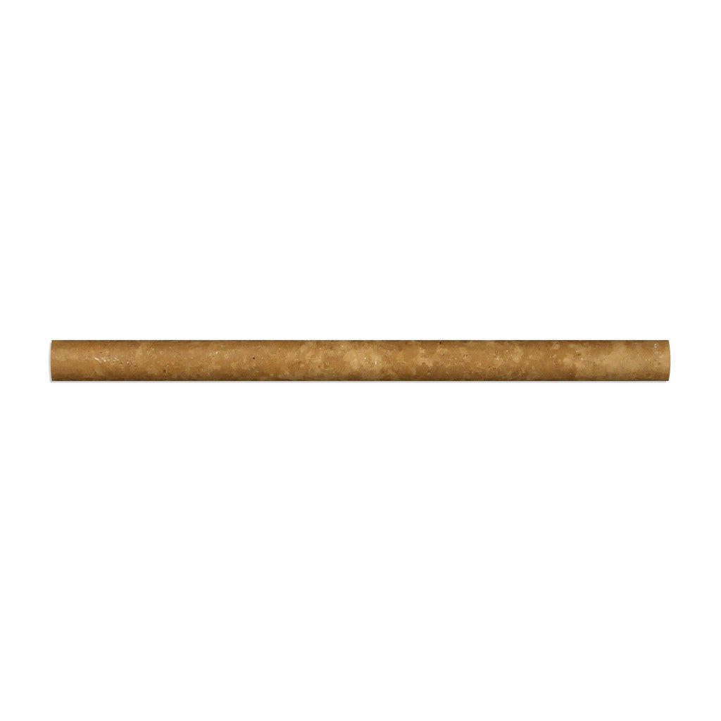 Noce Travertine Honed 3/4x12 Bullnose Liner - American Tile Depot