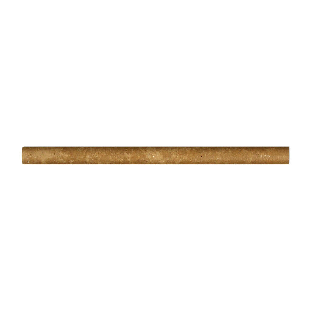 Noce Travertine Honed 3/4x12 Bullnose Liner - American Tile Depot