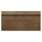 Noce Travertine Honed 6x2 Baseboard Trim Molding Noce Travertine Honed 6x2 Baseboard Trim Molding - American Tile Depot